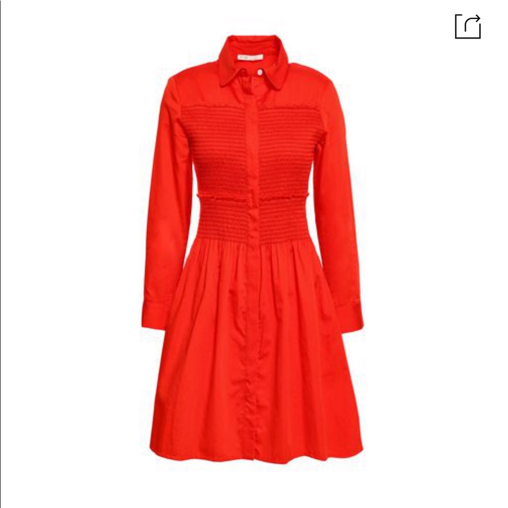 Maje fit and flare shirt dress excellent condition